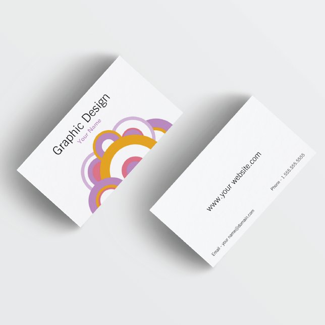 Carte De Visite Art Pop Design Graphique Rétro (Créateur téléchargé)