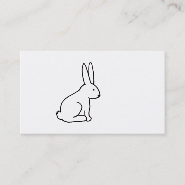 Carte De Visite Art simple de logo de symbole graphique (Devant)