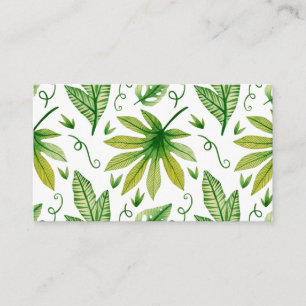 Carte De Visite Art tropical moderne