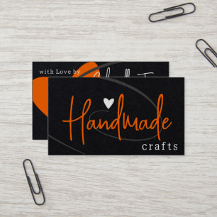 Carte De Visite Artisanat artisanal Calligraphie Signature Love He