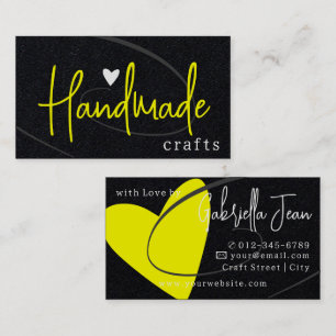 Carte De Visite Artisanat artisanal Calligraphie Signature Love He