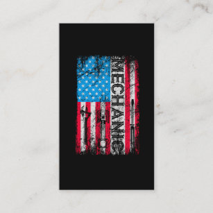 Carte De Visite Artisans du drapeau américain patriotique
