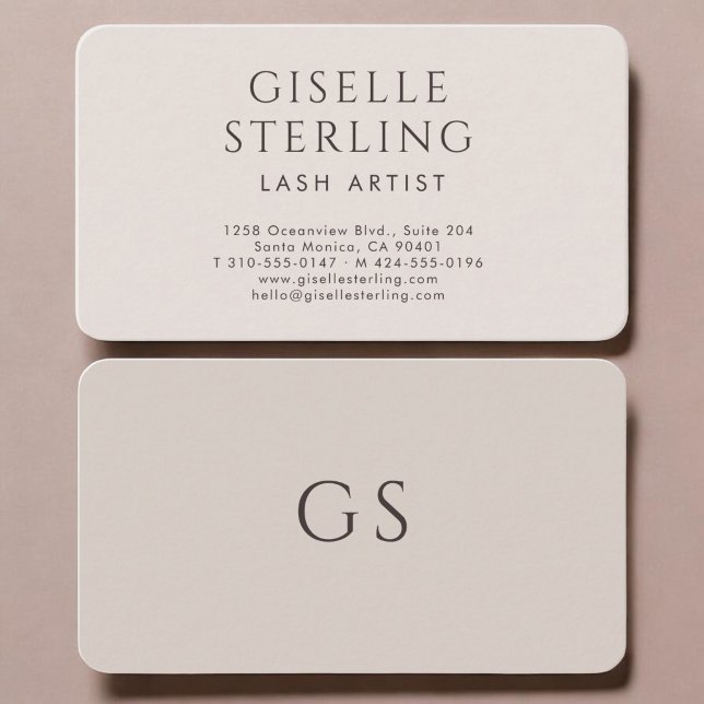 Carte De Visite Artiste de cils  (Créateur téléchargé)