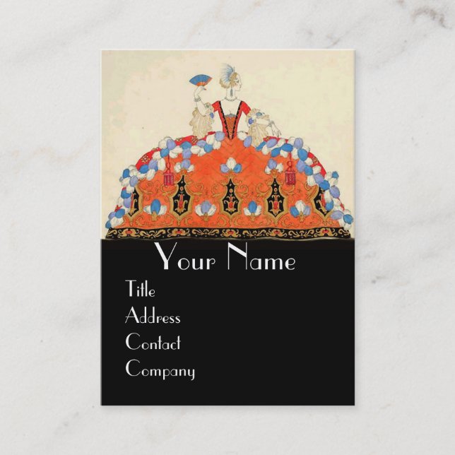 CARTE DE VISITE ARTISTE DE DESIGNER MAKEUP DE LA MODE LADANGE ORAN (Devant)