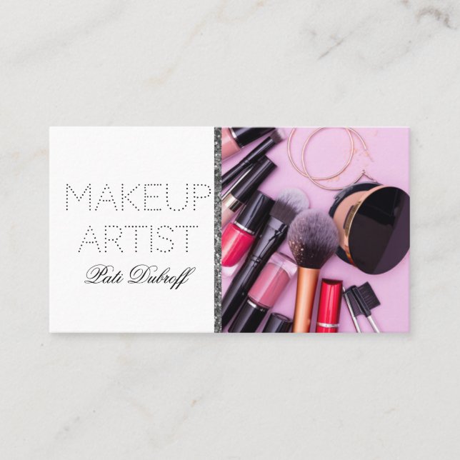 Carte De Visite Artiste de maquillage (Devant)