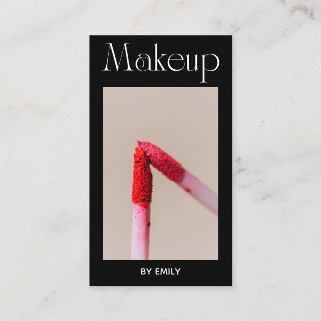 Carte De Visite Artiste de maquillage (Devant)