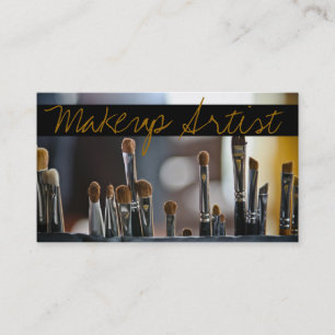 Carte De Visite Artiste de maquillage, beauté, salon, cosmétolog