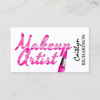 Carte De Visite Artiste de maquillage branché