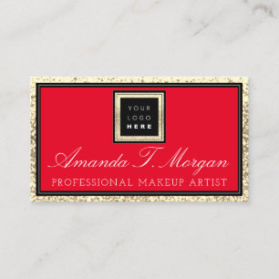 Carte De Visite Artiste de maquillage Logo de l'événement Eyelas