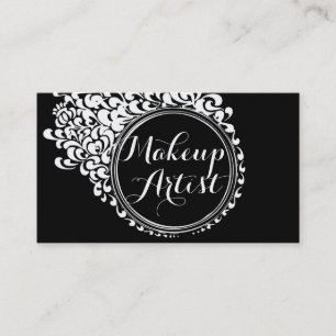 Carte De Visite Artiste de maquillage moderne Salon de beauté