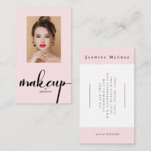 Artiste de Maquillage Photo Moderne Rose Pâle Scri