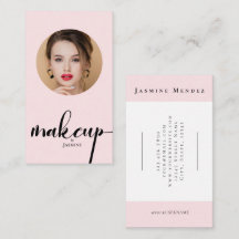 Artiste de Maquillage Photo Moderne Rose Pâle Scri