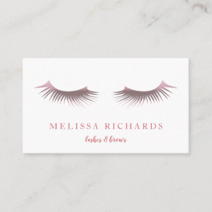 Carte De Visite Artiste de maquillage professionnel des cils