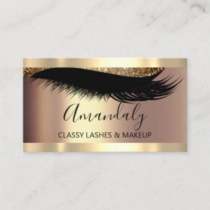 Carte De Visite Artiste de maquillage professionnel Eyelash Unique