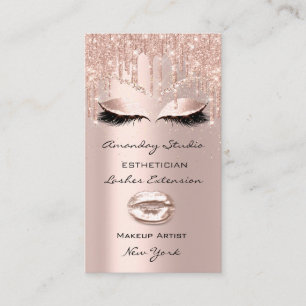 Carte De Visite Artiste de maquillage professionnel Eyelashes