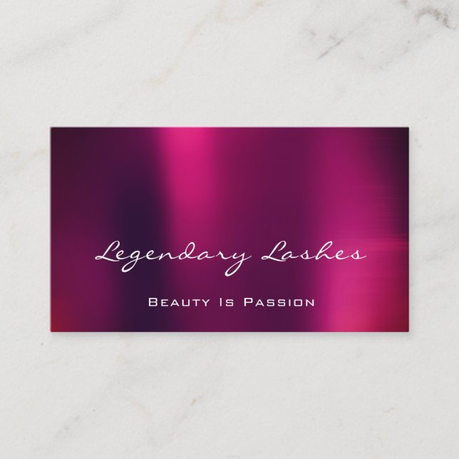 Carte De Visite Artiste de maquillage professionnel Holographe Pur (Devant)