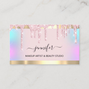 Carte De Visite Artiste de maquillage professionnel Lux de perdrix