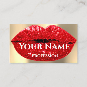 Carte De Visite Artiste de maquillage professionnel Parties scinti