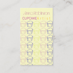 Carte De Visite Artiste de petit gâteau