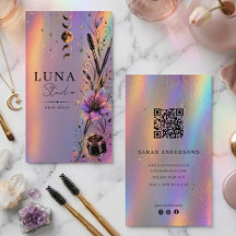 Artiste de Sourcils Holographique QR Iridescent L