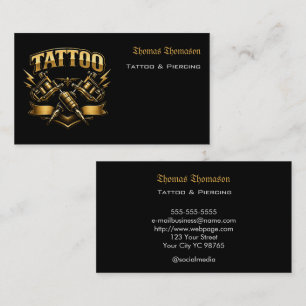 Carte De Visite Artiste de tatouage 