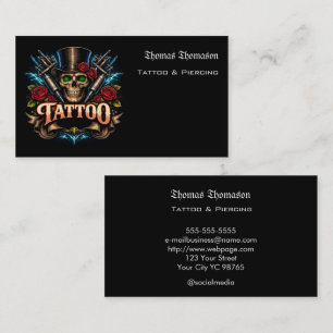 Carte De Visite Artiste de tatouage 