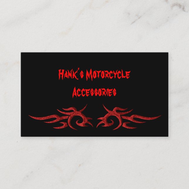 Carte De Visite Artiste du tatto (Devant)