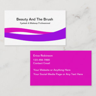 Carte De Visite Artiste maquillage Beauté Eyelash