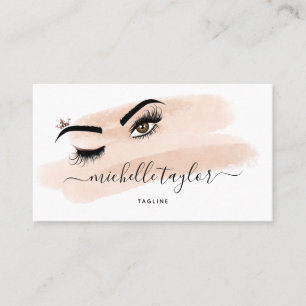 Carte De Visite Artiste maquillage Beauté Salon Lash Extension oei