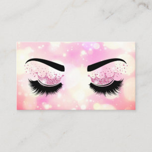 Carte De Visite Artiste maquillage Crown Lashes Beauté Salon Exten