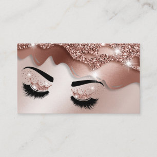 Carte De Visite Artiste maquillage Crown Lashes Beauté Salon Exten