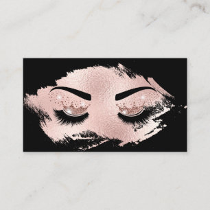Carte De Visite Artiste maquillage Crown Lashes Beauté Salon Exten