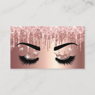 Carte De Visite Artiste maquillage Crown Lashes Beauté Salon Exten