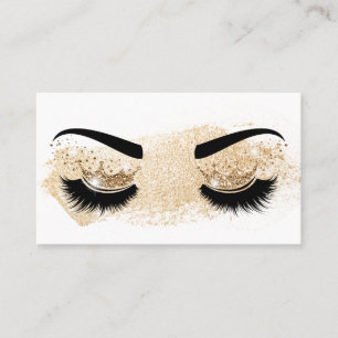 Carte De Visite Artiste maquillage Crown Lashes Beauté Salon Exten