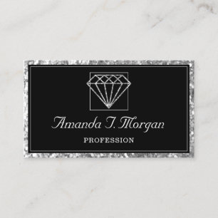 Carte De Visite Artiste maquillage de luxe Diamant Wedding planner