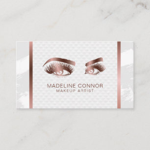 Carte De Visite Artiste maquillage Eyebrows Lashes Parties scintil