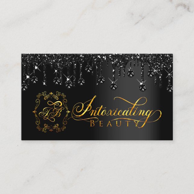 Carte De Visite Artiste maquillage Eyelash Black Drives Logo Diamo (Devant)