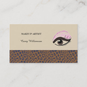 Carte De Visite Artiste Maquilleuse Professionnelle