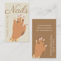 Artiste Ongles Tatouage Illustration Main