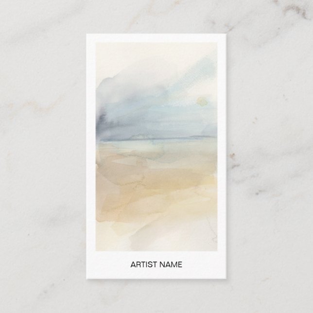 Carte De Visite Artiste photo d'art simple (Devant)