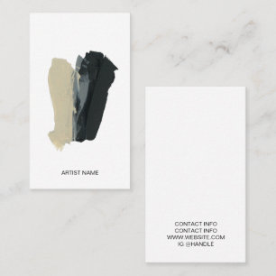 Carte De Visite Artiste photo d'art simple et minimal