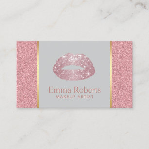 Carte De Visite Artiste Rose de maquillage de la Parties scintilla