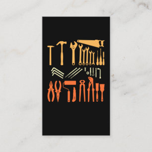 Carte De Visite Artiste vintage Garage Outils Papa Handyman