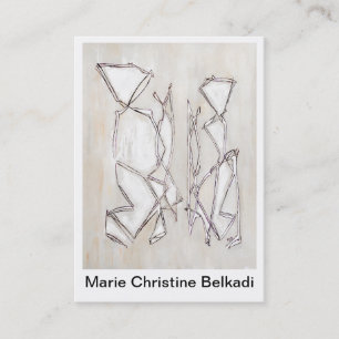 Carte de visite artistique - artistes abstraits de