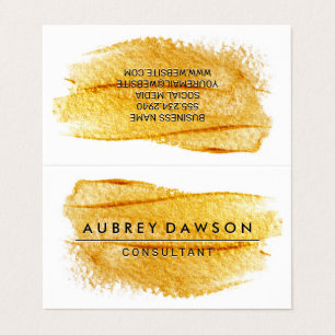 Carte De Visite Artistique brossé