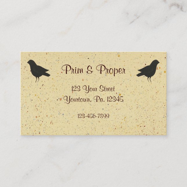 Carte de visite artistique primitif (Devant)