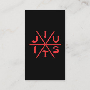 Carte De Visite Arts martiaux BJJ brésilien Jiu Jitsu combattre