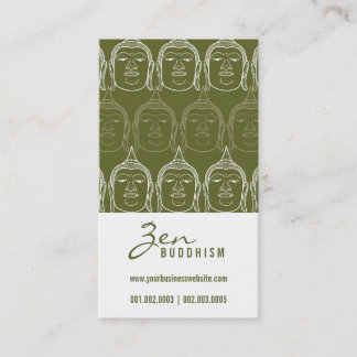Carte De Visite Arts spirituels holistiques de guérison du Bouddha