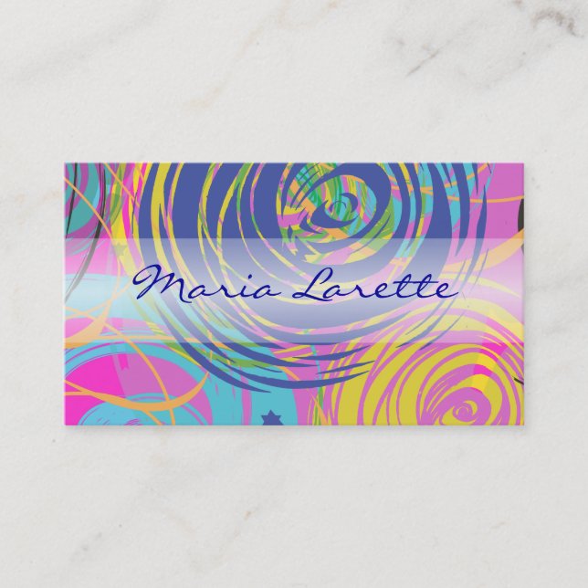 Carte De Visite ARTSY FARTSY Artist Designer Card (Devant)