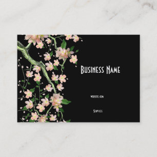 Carte de visite Asiatique Japonais Fleur de Pêcher